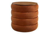 EEI-6684-RUS Mezzo Round Performance Velvet Storage Ottoman By Modway