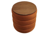 EEI-6684-RUS Mezzo Round Performance Velvet Storage Ottoman By Modway