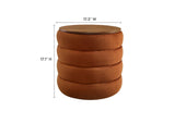 EEI-6684-RUS Mezzo Round Performance Velvet Storage Ottoman By Modway