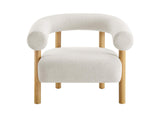 EEI-6689-IVO-NAT Sable Upholstered Fabric Armchair By Modway