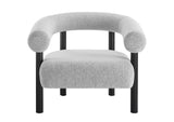 EEI-6689-LGR-BLK Sable Upholstered Fabric Armchair By Modway