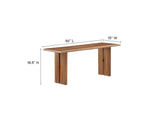 EEI-6690-WAL Amistad 60" Wood Dining Table And Bench Set By Modway
