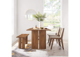 EEI-6690-WAL Amistad 60" Wood Dining Table And Bench Set By Modway