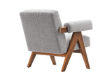 EEI-6703-LGR Lyra Boucle Fabric Armchair Set Of 2 By Modway
