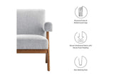 EEI-6704-HLG Lyra Fabric Armchair Set Of 2 By Modway
