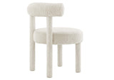 EEI-6705-IVO Toulouse Boucle Fabric Dining Chair Set Of 2 By Modway