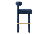 EEI-6710-MID-GLD Toulouse Performance Velvet Bar Stool Set Of 2 By Modway