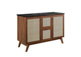 EEI-6720-WAL-BLK Soma 48" Single Sink Bathroom Vanity By Modway