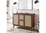 EEI-6720-WAL-BLK Soma 48" Single Sink Bathroom Vanity By Modway