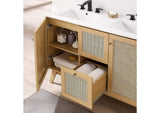 EEI-6721-OAK-WHI Soma 48" Double Sink Bathroom Vanity By Modway