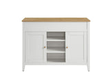 EEI-6727-OAK-WHI Garland Kitchen Island By Modway