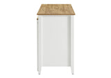 EEI-6728-OAK-WHI Farmstead Kitchen Island By Modway