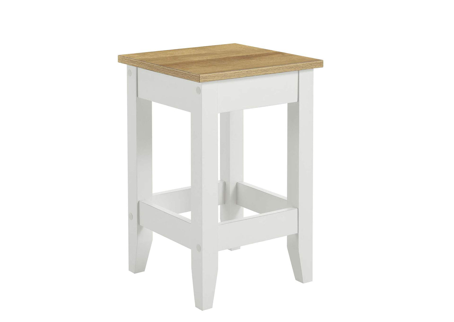 EEI-6729-OAK-WHI Sunbrook Kitchen Stool By Modway