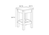 EEI-6731-WMA Meadowbrook 3-Piece Kitchen Island And Stool Set By Modway