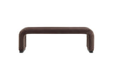 EEI-6734-BLK-CHB Koda Performance Velvet Waterfall Long Bench By Modway