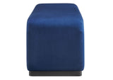 EEI-6734-BLK-MID Koda Performance Velvet Waterfall Long Bench By Modway