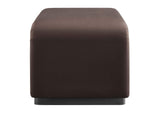 EEI-6735-BLK-CHB Koda Performance Velvet Waterfall Ottoman By Modway