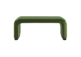 EEI-6735-BLK-MOS Koda Performance Velvet Waterfall Ottoman By Modway