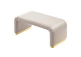 EEI-6735-BRA-ALM Koda Performance Velvet Waterfall Ottoman By Modway