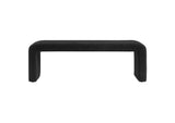 EEI-6736-BLK Simba Boucle Fabric Waterfall Long Bench By Modway