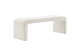 EEI-6736-IVO Simba Boucle Fabric Waterfall Long Bench By Modway