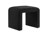 EEI-6737-BLK Simba Boucle Fabric Waterfall Stool By Modway