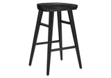 EEI-6739-BLK Saville Backless Wood Counter Stools Set Of 2 By Modway