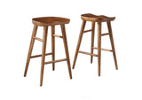 EEI-6739-WAL Saville Backless Wood Counter Stools Set Of 2 By Modway