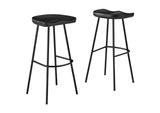 EEI-6742-BLK Concord Backless Wood Bar Stools Set Of 2 By Modway