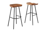 EEI-6742-WAL Concord Backless Wood Bar Stools Set Of 2 By Modway