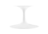 EEI-6749-WHI-TRA Lippa 36" Round Faux Travertine Coffee Table By Modway