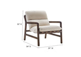 EEI-6766-DUN-WAL Paxton Wood Sling Chair By Modway