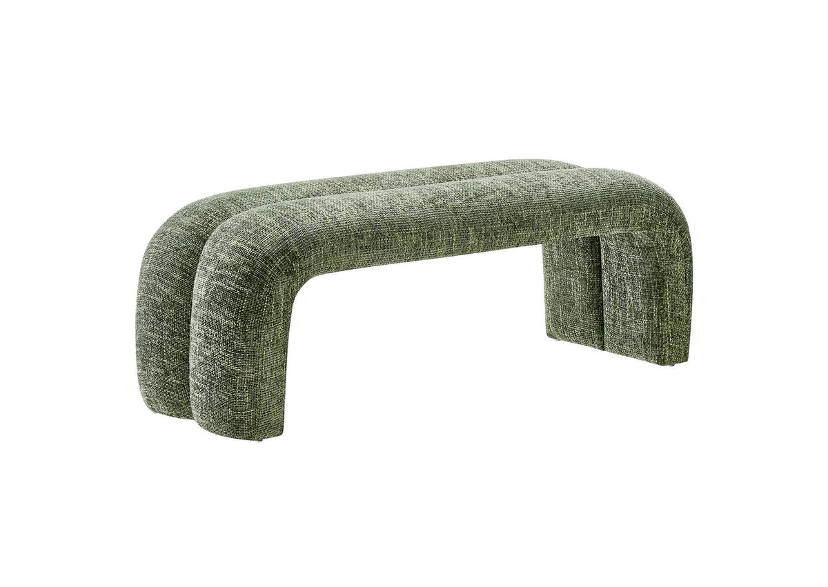 EEI-6769-BAS Dax 50. 5 Inch Chenille Upholstered Accent Bench By Modway