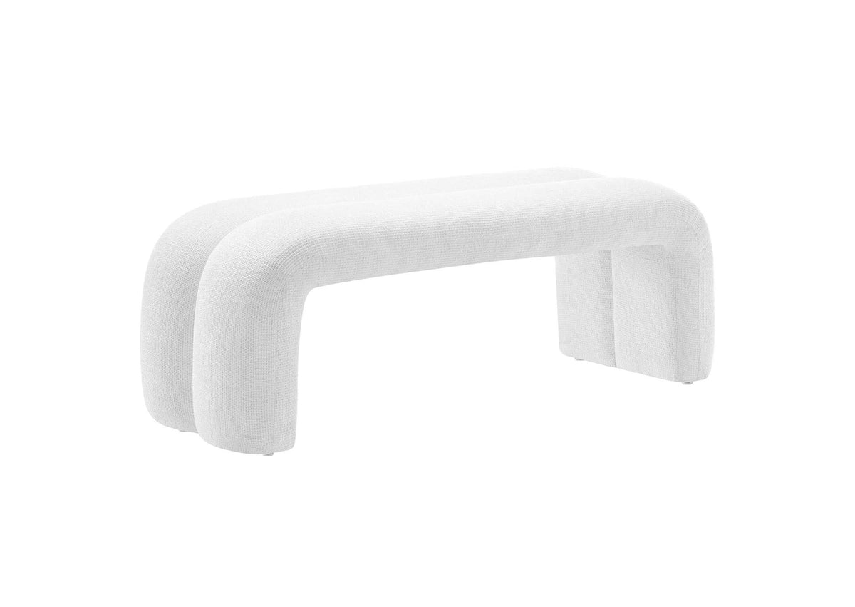EEI-6769-FRO Dax 50. 5 Inch Chenille Upholstered Accent Bench By Modway