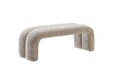 EEI-6769-KHA Dax 50. 5 Inch Chenille Upholstered Accent Bench By Modway