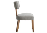 EEI-6777-HEW-DBR Nalani Fabric Upholstered Dining Chairs Set Of 2 By Modway