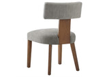 EEI-6777-HEW-DBR Nalani Fabric Upholstered Dining Chairs Set Of 2 By Modway