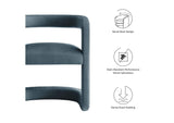 EEI-6778-CAB Winslow Performance Velvet Barrel Accent Chair By Modway