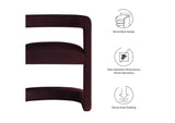 EEI-6778-MUL Winslow Performance Velvet Barrel Accent Chair By Modway