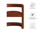 EEI-6778-RUS Winslow Performance Velvet Barrel Accent Chair By Modway