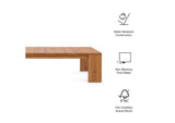EEI-6786-NAT Tahoe Outdoor Patio Acacia Wood Coffee Table By Modway