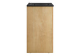 EEI-6789-OAK-BLK Appia 24" Bathroom Vanity By Modway