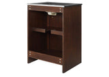 EEI-6789-WAL-BLK Appia 24" Bathroom Vanity By Modway