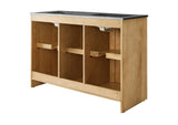 EEI-6793-OAK-BLK Appia 48" Double Sink Bathroom Vanity By Modway