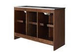 EEI-6793-WAL-BLK Appia 48" Double Sink Bathroom Vanity By Modway