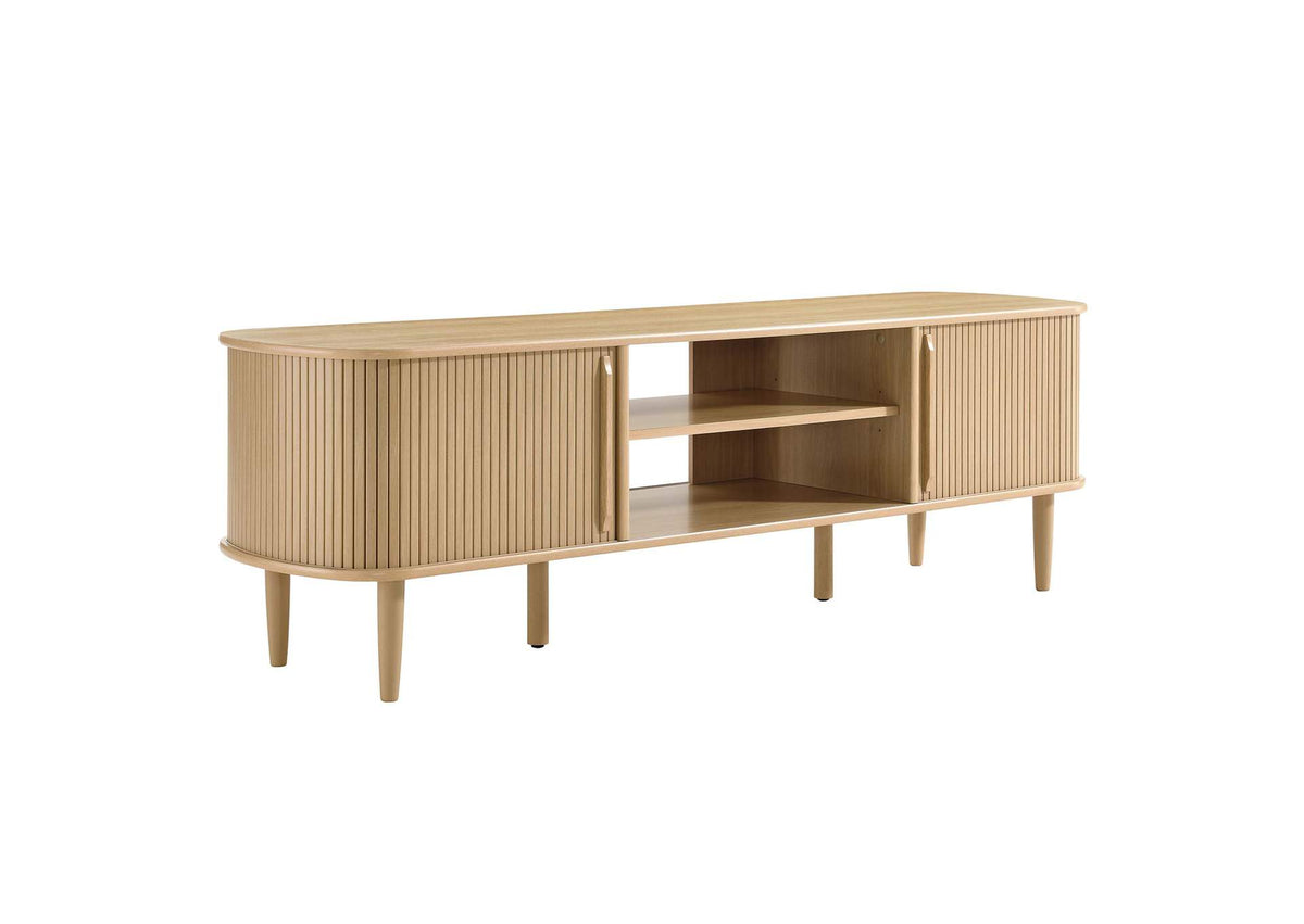EEI-6795-OAK Contour 63" Wood TV Stand By Modway