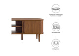 EEI-6795-WAL Contour 63" Wood TV Stand By Modway