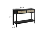 EEI-6797-BLK Chaucer Wood Entryway Console Table By Modway