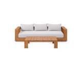 EEI-6799-NAT-LGR Tahoe 2-Piece Outdoor Patio Acacia Wood Sofa And Coffee Table Set By Modway