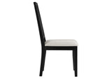 EEI-6803-BLK-BLK-HEI Arlo Faux Rattan And Wood Dining Side Chairs Set Of 2 By Modway